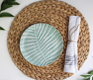 Las Cruces Color Me Mine Quiet Nature Plate