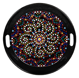 Las Cruces Color Me Mine Mosaic Mandala Tray