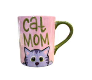 Las Cruces Color Me Mine Cat Mom Mug