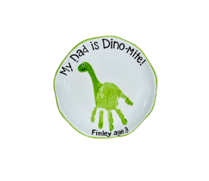 Las Cruces Color Me Mine Dino-Mite Dad Plate