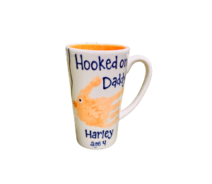 Las Cruces Color Me Mine Hooked on Dad Mug