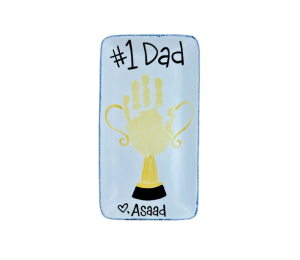 Las Cruces Color Me Mine Number One Dad Plate