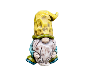 Las Cruces Color Me Mine Wood Carved Gnome