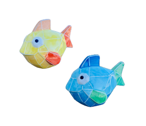 Las Cruces Color Me Mine Faceted Fish