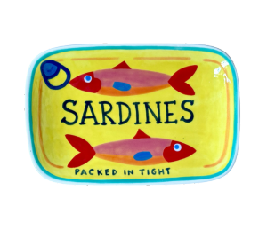 Las Cruces Color Me Mine Sardines Appetizer Plate