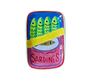 Las Cruces Color Me Mine Open Sardines App Plate